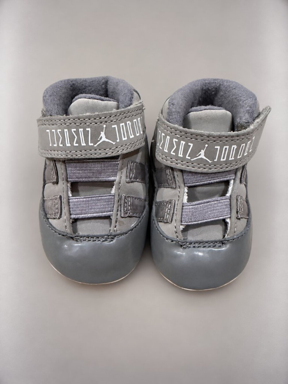 Vintage Nike Air Jordan 11 Retro Crib Booties "Cool Grey" - Size 1C